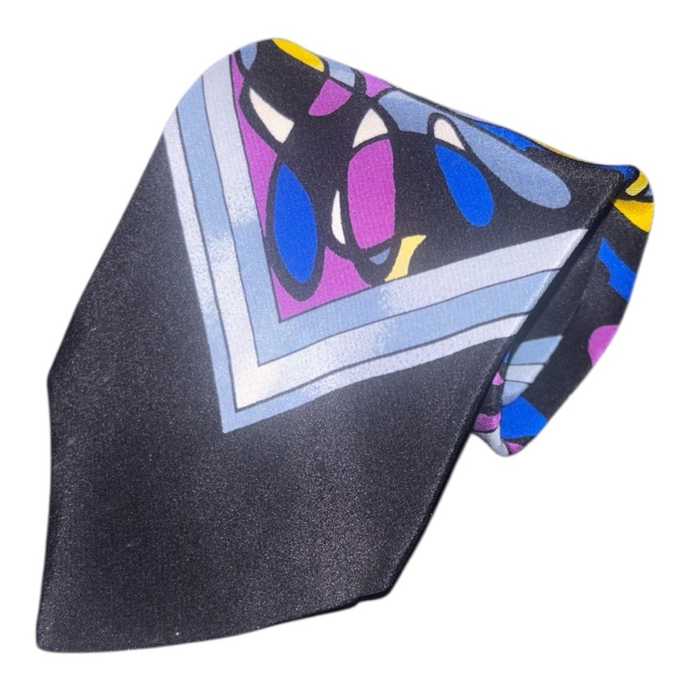 Vibrant Abstract Patterned Tie - image 2